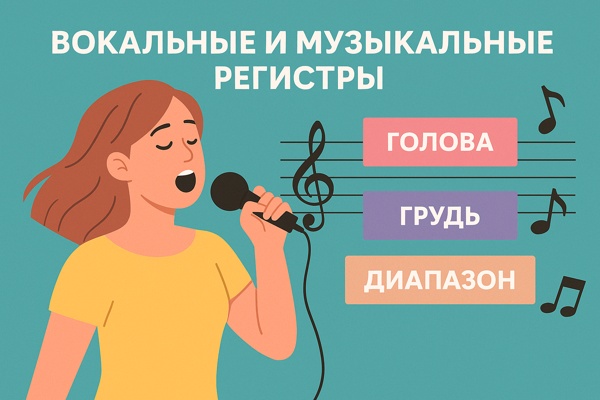 Что такое регистры в музыке и вокале: объясняем простыми словами