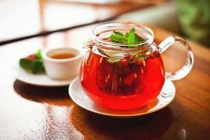 Чай с клюквой — рецепты молодости и здоровья