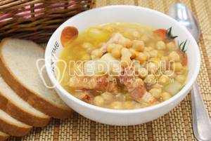 Суп из нута: рецепты с мясом, овощами, копченостями, креветками