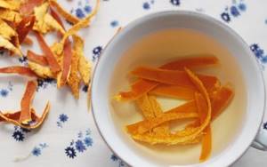 Чай с мандариновыми корками: как это делается