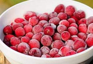 Кисель из клюквы: из свежих и замороженных ягод
