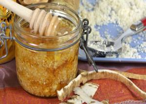 Хрен с медом – рецепт и полезные свойства смеси